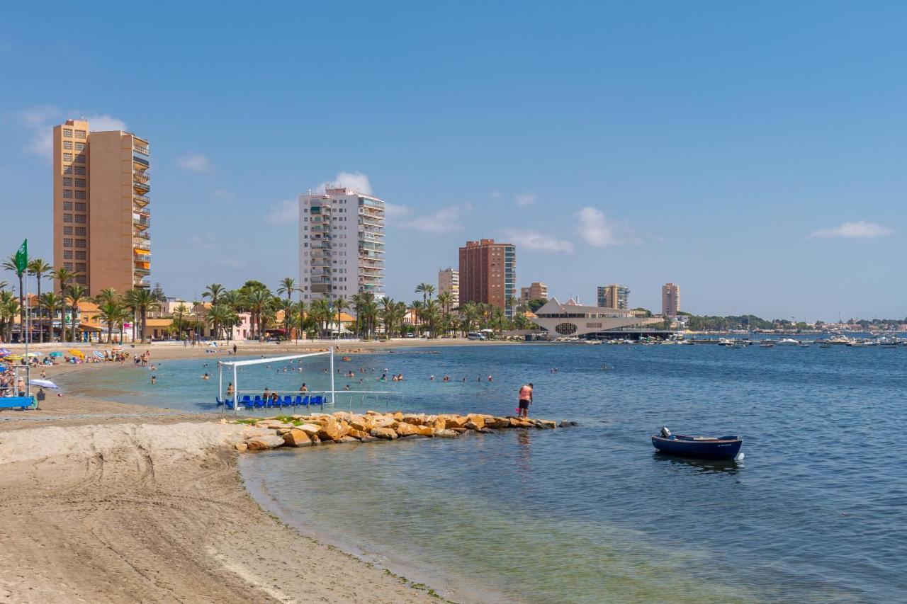 Appartement Ribera Beach/Wifi à Santiago De La Ribera Extérieur photo